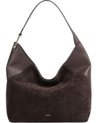 Furla - Logo Lettering Large Lara Shoulder Bag - Lyst