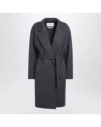 Max Mara - Wool Coat With Denim Effect - Lyst