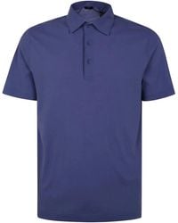 Herno - Knitted Polo Shirt - Lyst