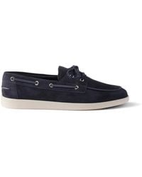 Prada - Luxe Moccasins - Lyst