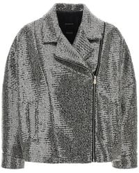 Pinko - Sequin Caban - Lyst