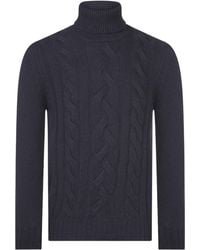 Gran Sasso - Cabled Super Geelong Turtleneck - Lyst