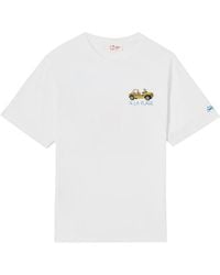 MC2 Saint Barth - Portofino T-Shirt With À La Plage Embroidery - Lyst