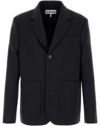 Loewe - Wool Blazer - Lyst