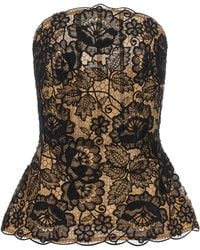 Elie Saab - Guipure Lace Corset - Lyst