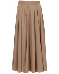 Fay - Cotton Midi Skirt - Lyst
