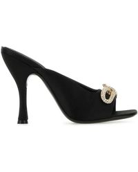 Ferragamo - Salvatore Satin Mules - Lyst