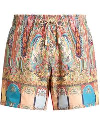 Etro - Polyester Nylon Roma Swim Trunk - Lyst