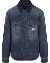 Carhartt - Contrast-Collar Denim Shirt - Lyst