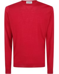 John Smedley - "Lundy" Crewneck Long Sleeves Pullover - Lyst