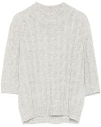 Brunello Cucinelli - Wool Knitted Jumper - Lyst