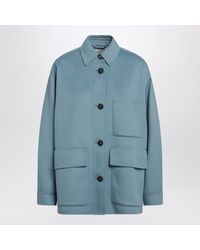 Weekend by Maxmara - Wool Shirt Jacket - Lyst