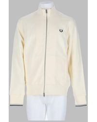 Fred Perry - 100% Cotton Crewneck Sweatshirt - Lyst