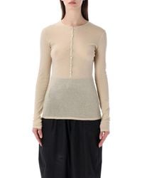 Soeur - Isabella Long-Sleeve Sheer Cotton Top - Lyst