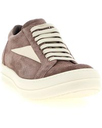 Rick Owens Oversized-Tongue Sneakers in Black for Men | Lyst