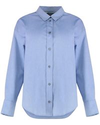 Max Mara - S Max Mara Oxford Cotton Shirt - Lyst