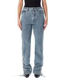 ROTATE BIRGER CHRISTENSEN - Rotate Laced Jeans - Lyst