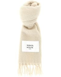 Maison Kitsuné - Logo Patch Scarf - Lyst
