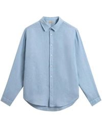 Woolrich - Linen Shirt - Lyst