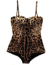 Dolce & Gabbana - One-Piece Swimsuit - Lyst