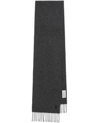 Ami Paris - Ami De Coeur Embroidered Scarf - Lyst