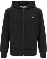COMME DES GARÇONS PLAY - Heart Patch Hoodie - Lyst