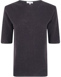 Antonelli - "Fiemme" Round Neck Short Sleeve Sweater - Lyst