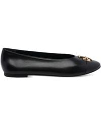 Tory Burch - Charlie Leather Ballets - Lyst