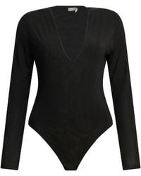 Zimmermann - Viscose Elastane Long-Sleeved Bodysuit - Lyst