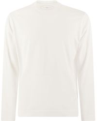 Fedeli - Long Sleeved Cotton T Shirt - Lyst
