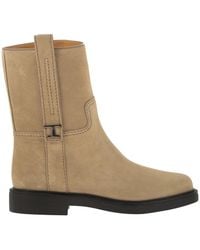 Tod's - Suede Ankle Boot - Lyst