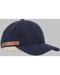 Paul Smith - Baseball Cap Signature Stripe Cotton Hat - Lyst