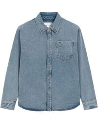 Ami Paris - Ami De Coeur Denim Shirt - Lyst