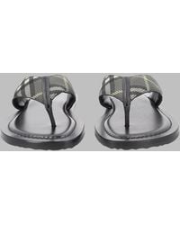 Burberry - Sandals Check Pavillon Polyamide - Lyst