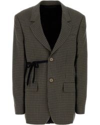 Balenciaga - Embroidered Lyocell Blazer - Lyst