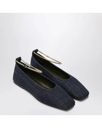 MARIA LUCA - Denim Augusta Ballerina - Lyst