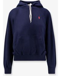 Polo Ralph Lauren - Cotton Blend Sweatshirt With Hood - Lyst