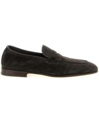 Brunello Cucinelli - Calfskin Slip-On Loafers - Lyst