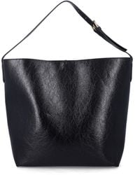THEMOIRÈ - Zoe Vegan Crumpled Leather Tote Bag - Lyst