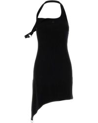 Courreges - Viscose Blend Dress Leather - Lyst
