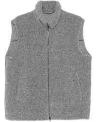 Herno - Flannel Zipped Vest - Lyst