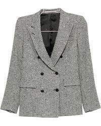 Tagliatore - Wool Blend Double-Breasted Jacket - Lyst