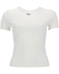 DIESEL - T-Shirt "T-Uncutieslong-Od" - Lyst