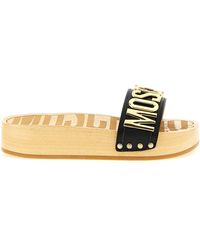 Moschino - Clog Sandals - Lyst