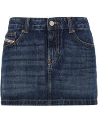 DIESEL - 100% Cotton Skirt Design - Lyst