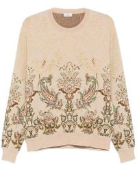 Etro - Paisley Jacquard Knit Sweater - Lyst