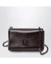 Christian Louboutin - Loubi 54 Large Flap Shoulder Bag Burgundy - Lyst