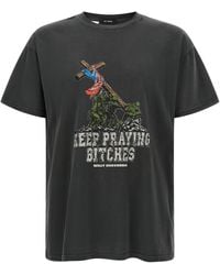 Willy Chavarria - 'Keep Praying Bitches' T-Shirt - Lyst