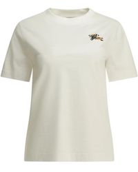 Burberry - Knight Check Crew-Neck T-Shirt - Lyst
