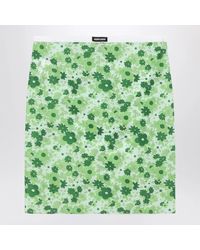 Miu Miu - Skirt With Floral Pattern - Lyst